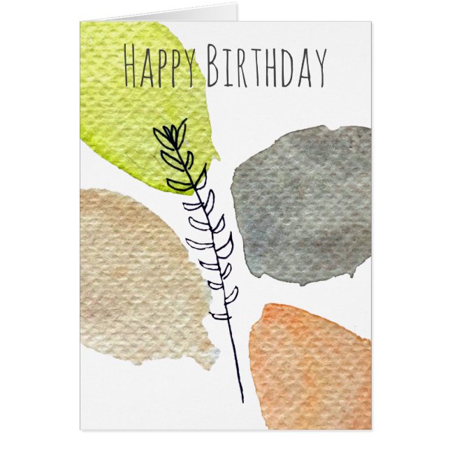 Löv Hälsningskort (Framsidan)