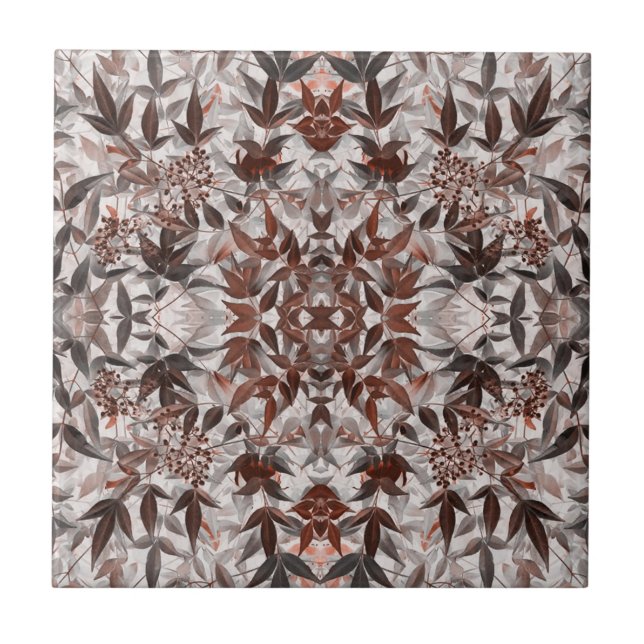 Löv Helig Bamboo 2 Kaleidoscope Tile Kakelplatta (Framsidan)