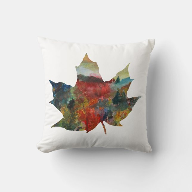 Löv, Höstmagi Löv Art Cushion Kudde (Framsida)