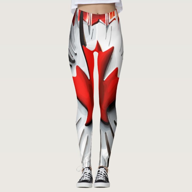 Löv i bytt form: Kreativet Canadian Twist Leggings (Framsida)
