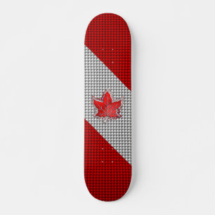 Löv i Carbon Fiber Skateboard Bräda 21,5 Cm