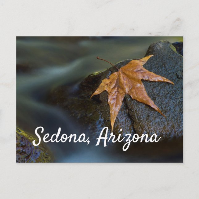 Löv i Guld i Sedona, Arizona Vykort (Framsida)