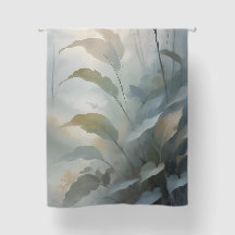 Löv i hösten Fall Misty Forest