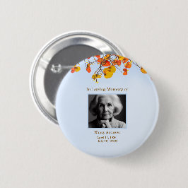 Löv i överlagring av minnesknappar knapp