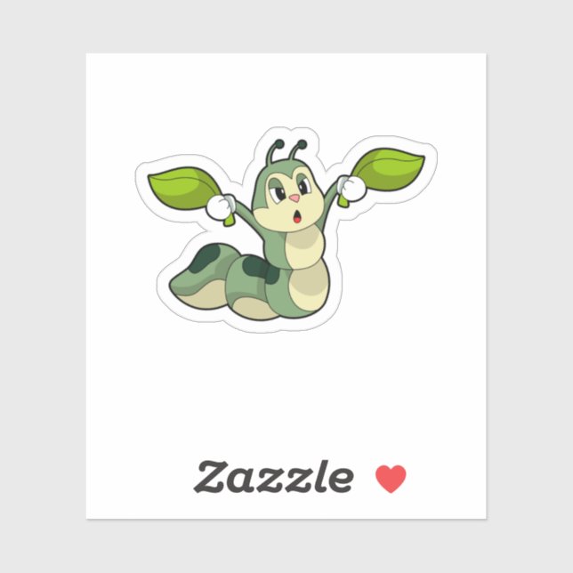 Löv inom vattenpelaren klistermärken (Ark)