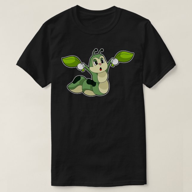Löv inom vattenpelaren t shirt (Design framsida)