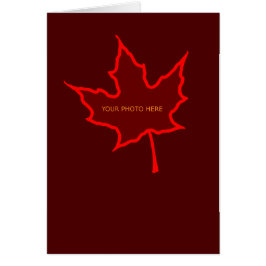 Löv-kortmall Hälsningskort