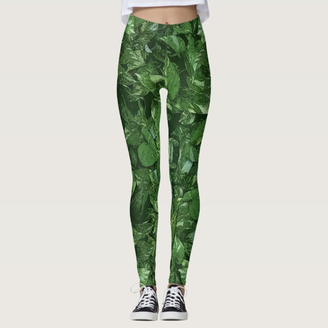 Löv Leggings (Framsida)