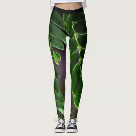Löv Leggings-Nature Bära Leggings