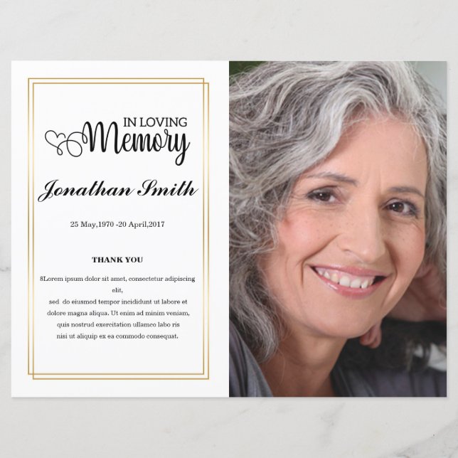 Löv-mall för det allmänna programmet (Framsida)