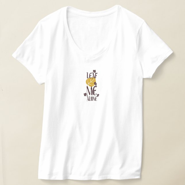 "Löv Me Ensam" T-Shirt - Naturinspirerad Ordlek (Laydown)