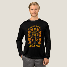 Löv mig till min asana botaniska Skeleton Hallowee T Shirt