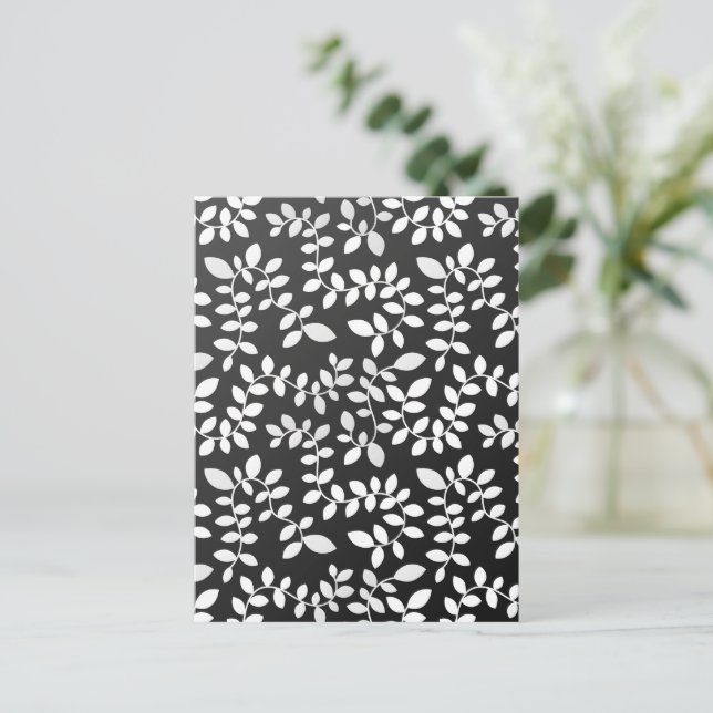 Löv Mönster 10 Vykort (Stående Fram)