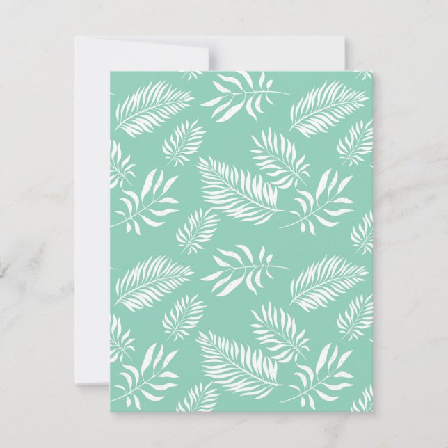 Löv Mönster 14 Anteckningskort (Framsida)