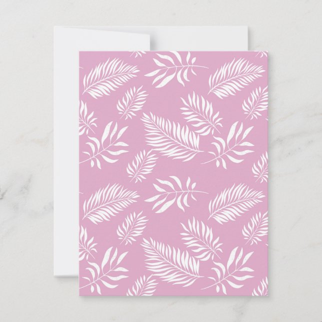 Löv Mönster 15 Anteckningskort (Framsida)