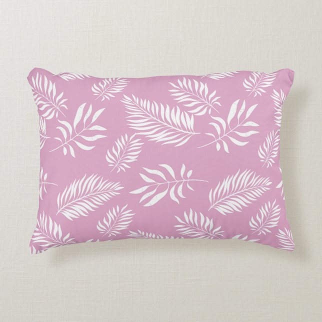 Löv Mönster 15 Prydnadskudde (Framsidan)