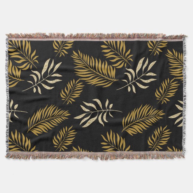 Löv Mönster 16 Filt (Framsidan)