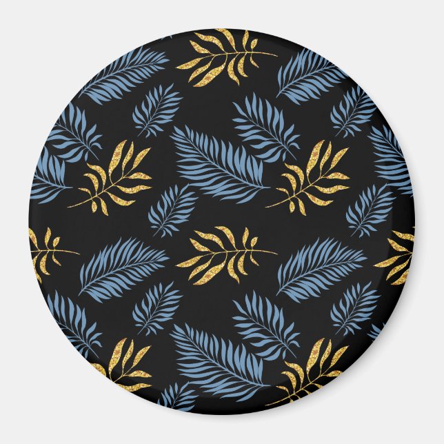 Löv Mönster 17 Magnet (Framsidan)