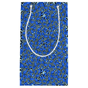 Löv mönster 22.w.blue Grått BG