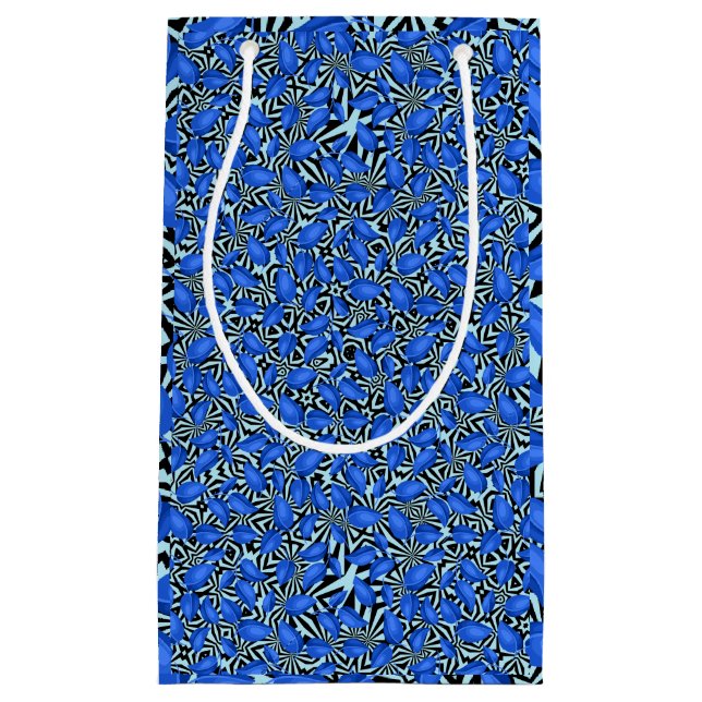 Löv mönster 22.w.blue Grått BG (Framsidan)