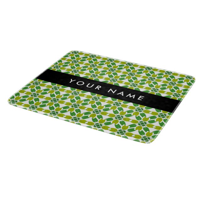 Löv Mönster, Grönt Löv, ditt namn (Hörn)