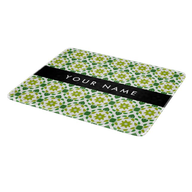 Löv Mönster, Grönt Löv, ditt namn (Hörn)