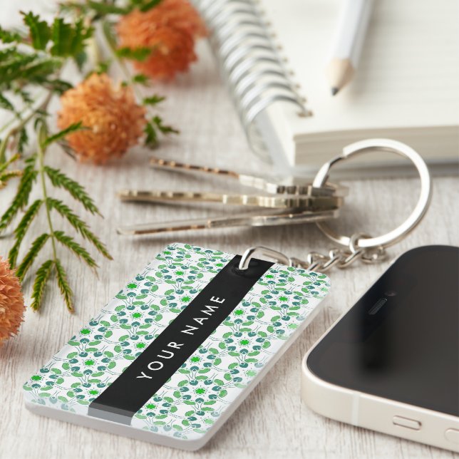 Löv Mönster, Grönt Löv, ditt namn (Högra Framsidan)