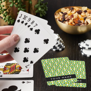 Löv Mönster, Grönt Löv, ditt namn Casinokort