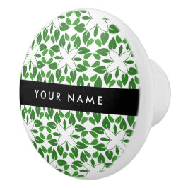 Löv Mönster, Grönt Löv, ditt namn Knopp