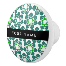 Löv Mönster, Grönt Löv, ditt namn Knopp