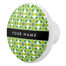 Löv Mönster, Grönt Löv, ditt namn Knopp