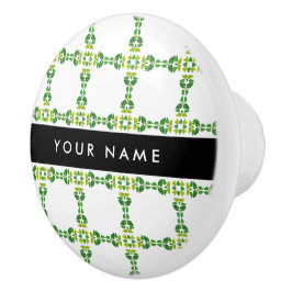 Löv Mönster, Grönt Löv, ditt namn Knopp