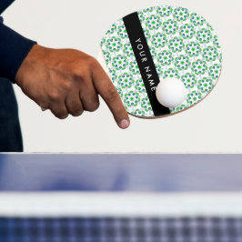 Löv Mönster, Grönt Löv, ditt namn Pingisracket