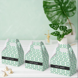 Löv Mönster, Grönt Löv, ditt namn Presentaskar