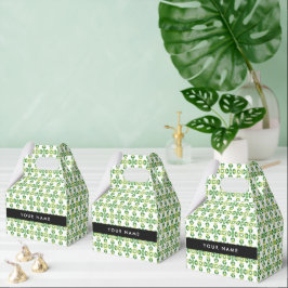 Löv Mönster, Grönt Löv, ditt namn Presentaskar