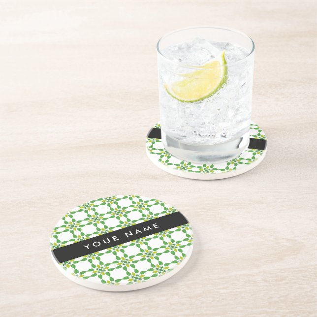 Löv Mönster, Grönt Löv, ditt namn Underlägg (Sidan)