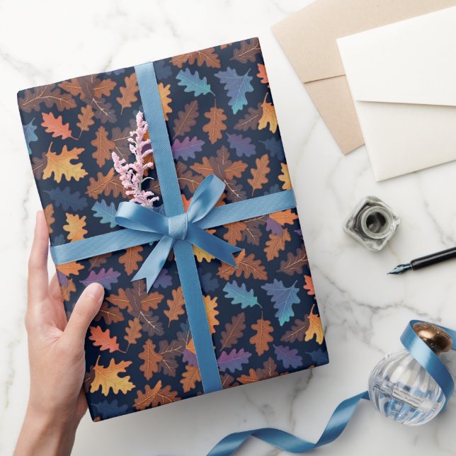 Löv Mönster Höst Säsong Höst Natur Presentpapper (Gifting)