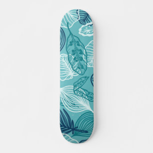 Löv mönster mini skateboard bräda 18,5 cm
