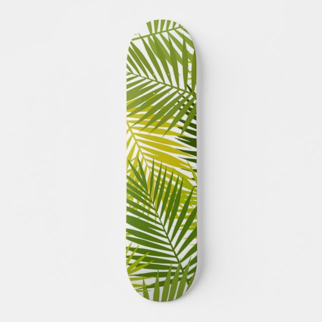 Löv mönster mini skateboard bräda 18,5 cm (Framsida)