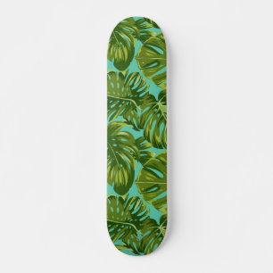 Löv mönster mini skateboard bräda 18,5 cm