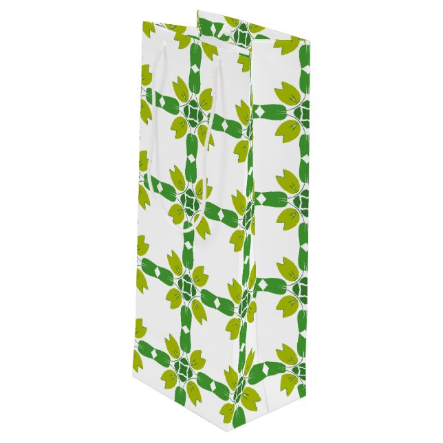 Löv Mönster, Mönster i Löv, Grönt Löv (Baksidan Vinklad)