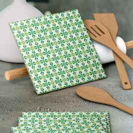 Löv Mönster, Mönster i Löv, Grönt Löv Kakelplatta