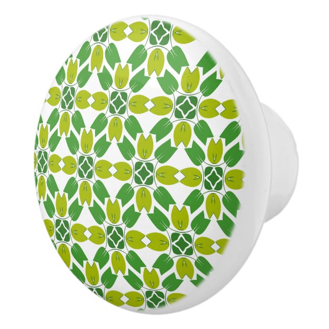 Löv Mönster, Mönster i Löv, Grönt Löv Knopp (Höger)