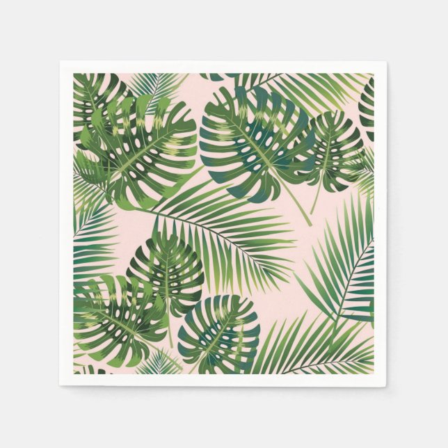 Löv mönster pappersservett (Framsidan)