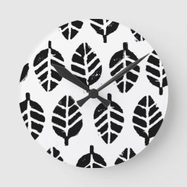 Löv Mönster-potatisklås för utskrift av väggklocka