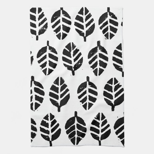 Löv Mönster Potato Print Kitchen Towels Kökshandduk (Vertikal)
