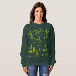 löv mönster t shirt