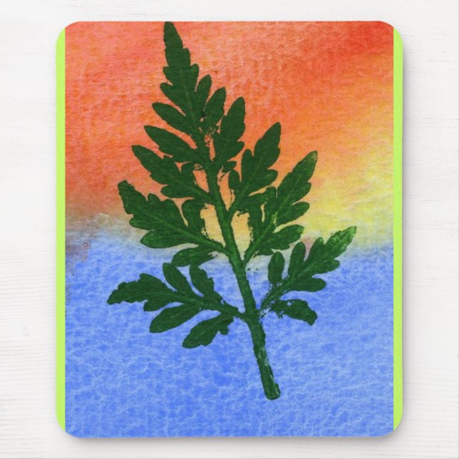 Löv Nature Prints Mousepad Musmatta (Framsidan)