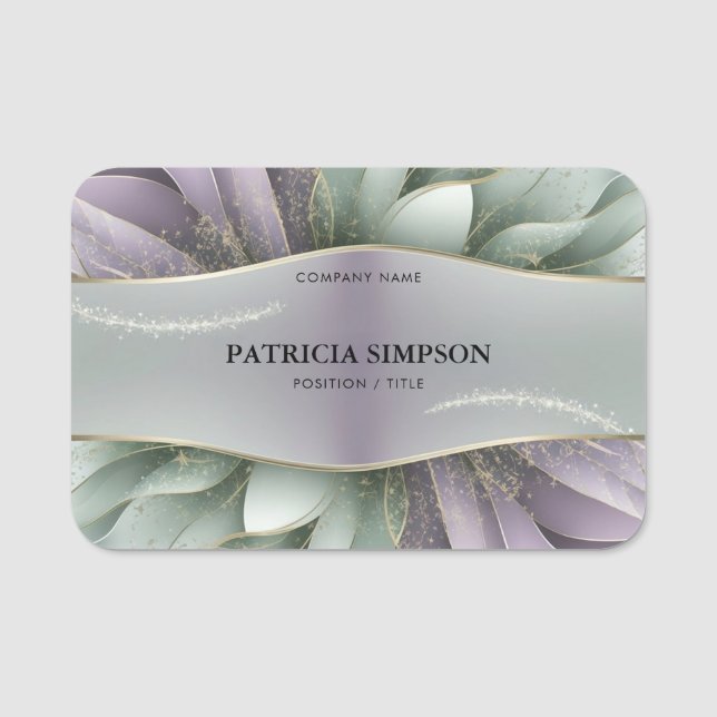 Löv: Njut av blandningen av Stil och sofistikering Namnbricka (Framsida)