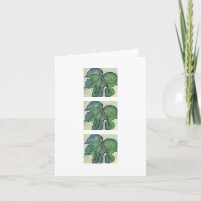 Löv Notecard Kort (Framsida)